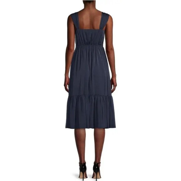Kobi Halperin Sasha Strappy Midi Dress Midnight Blue Women's Size Medium - Picture 5 of 16